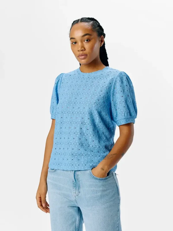 Object Laila SS Top Blauw 31 SALE