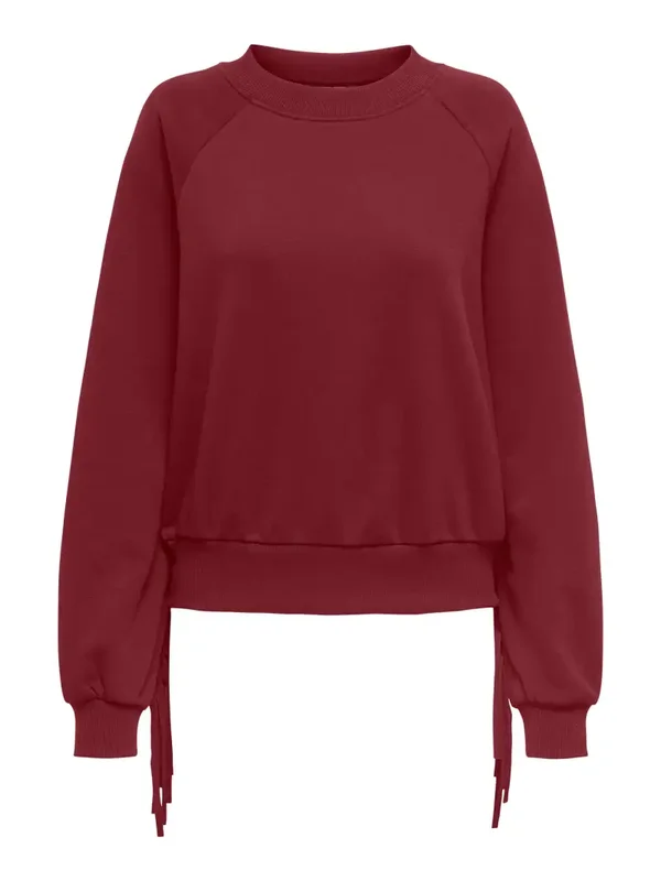 ONLY Jett LS O-Neck Swt 66 Cabernet