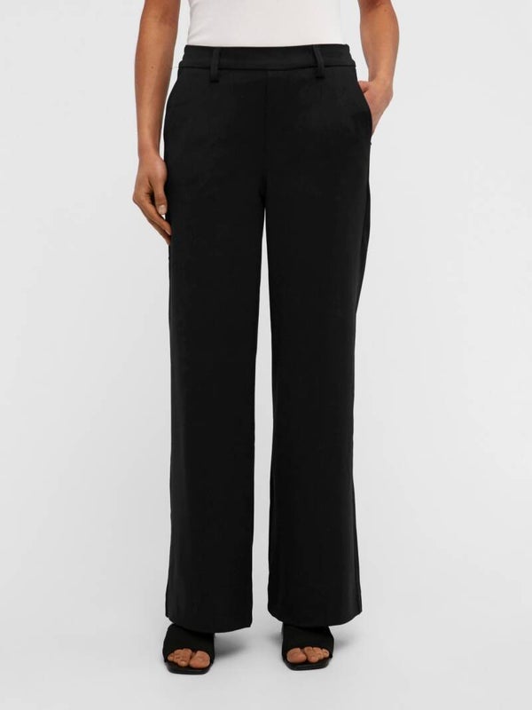 Object Lisa Wide Pants 10 Zwart