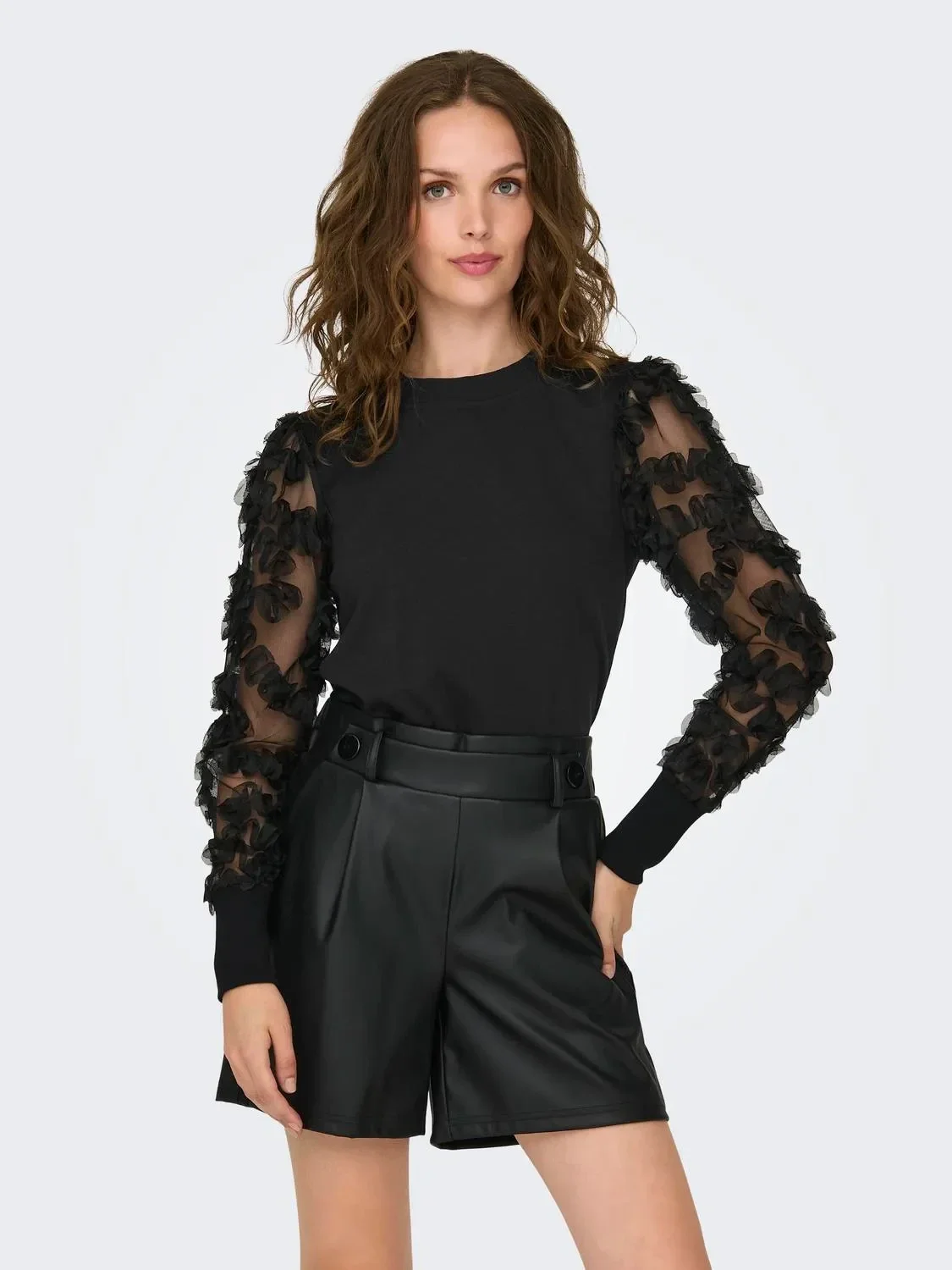 JDY Fairview LS Sweat 10 Zwart