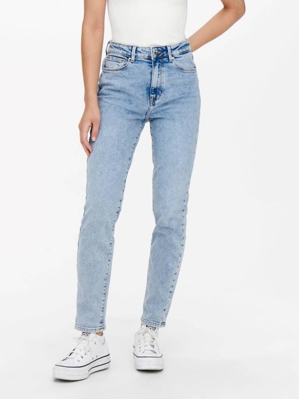 ONLY Emily CRO789 High Waist Straight Jeans CRO789