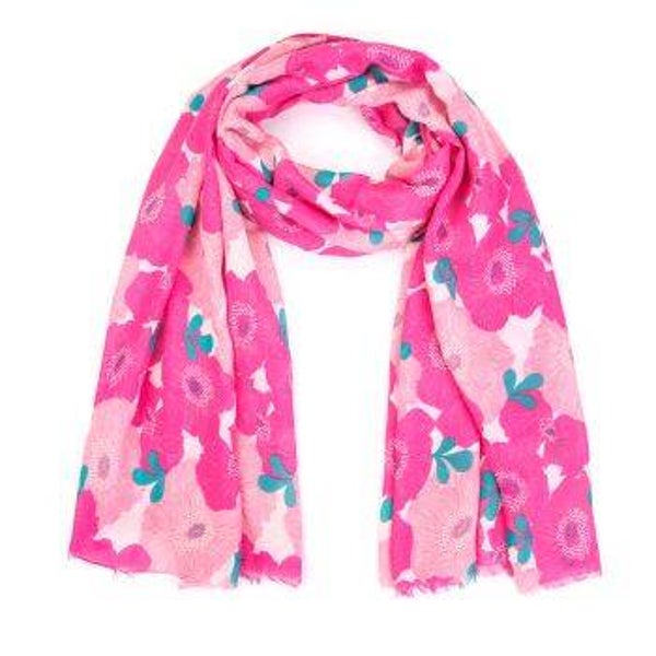 Zomersjaal SH69412 Fuchsia