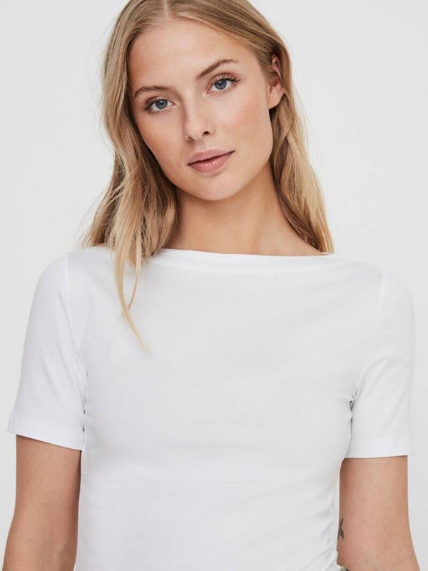 Vero Moda Panda Modal SS Top 1 Wit