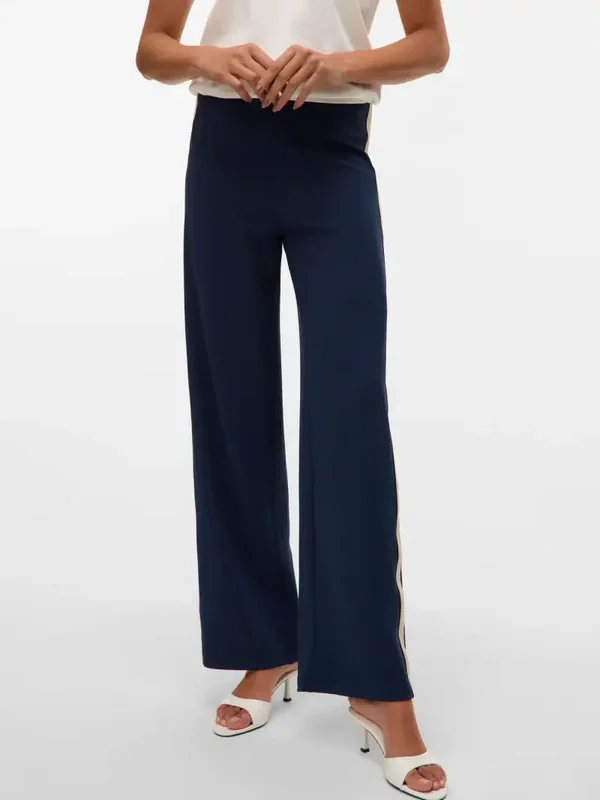 Vero Moda Berlin Wide Pants 36 Donkerblauw