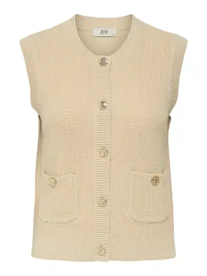 JDY Stella SL Vest 2 Ecru