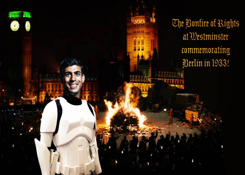 English Burning of the Reichstag 