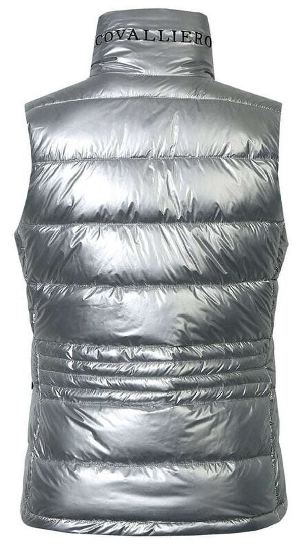 Bodywarmer Covalliero Quilted Zilver