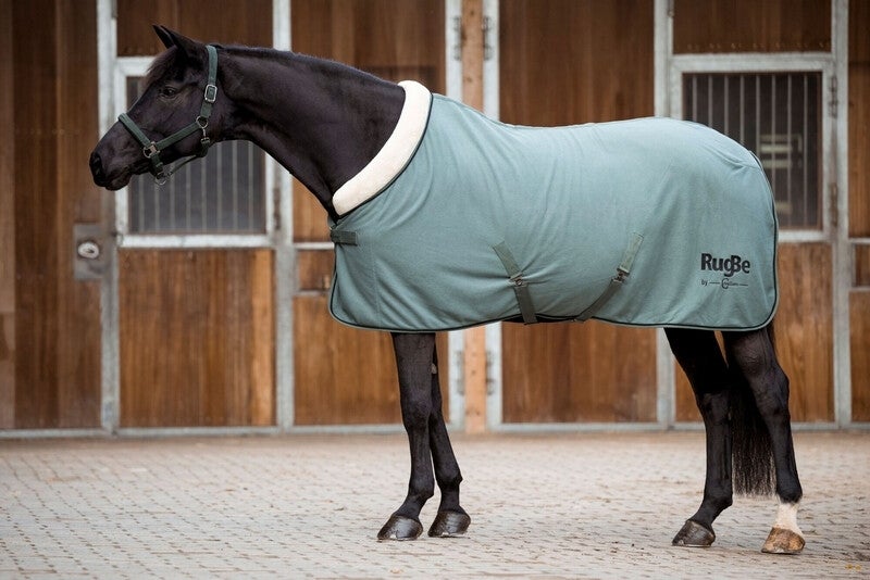 Covalliero Fleecedeken groen