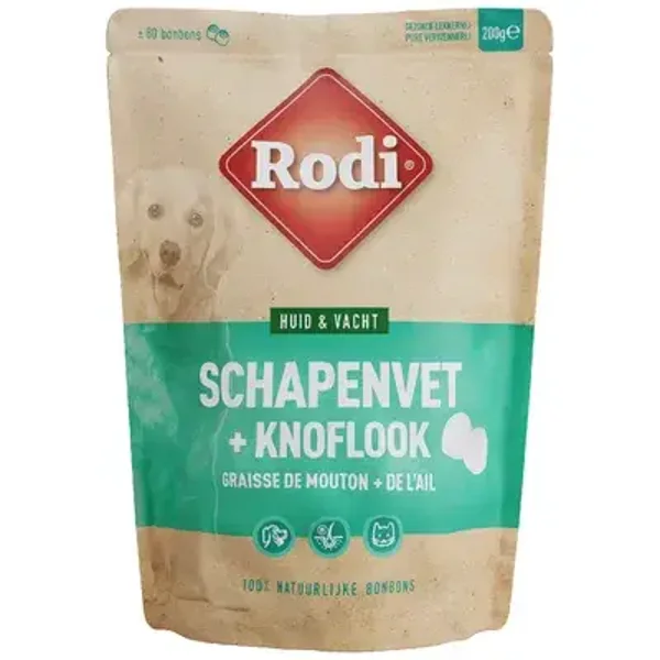 Schapenvetbonbons knoflook