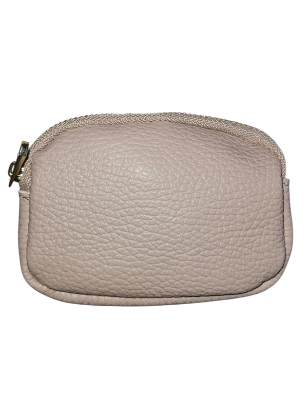 Real leather wallet nude