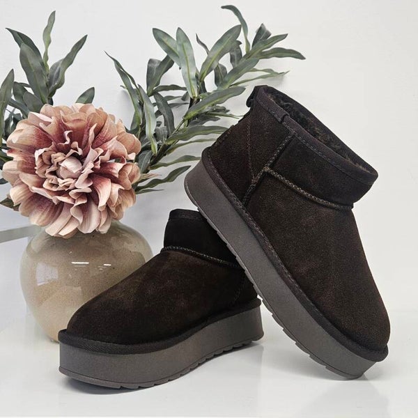 Uggies brown real leather