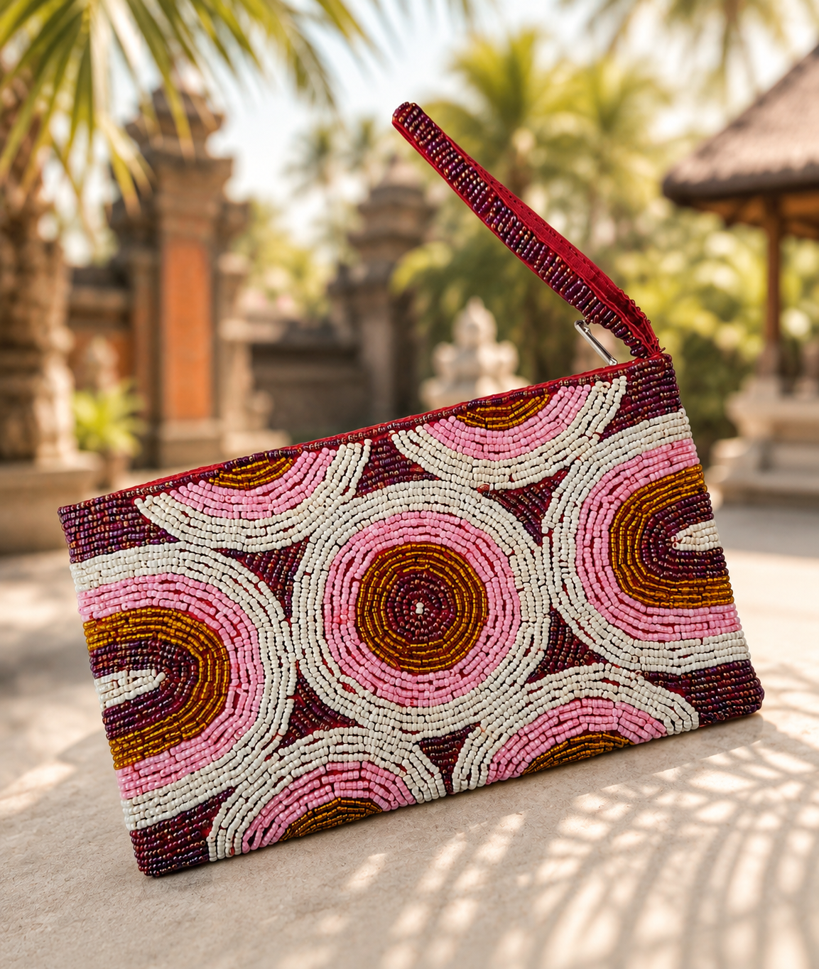 Bali beauty bag pink