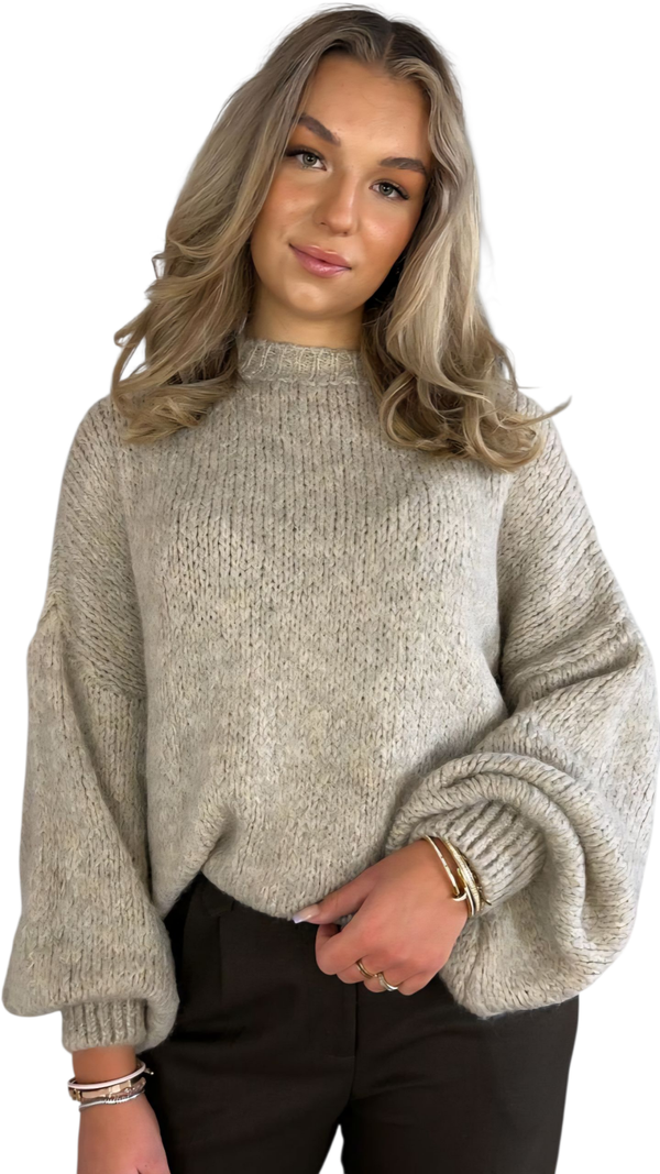 Comfy knit beige