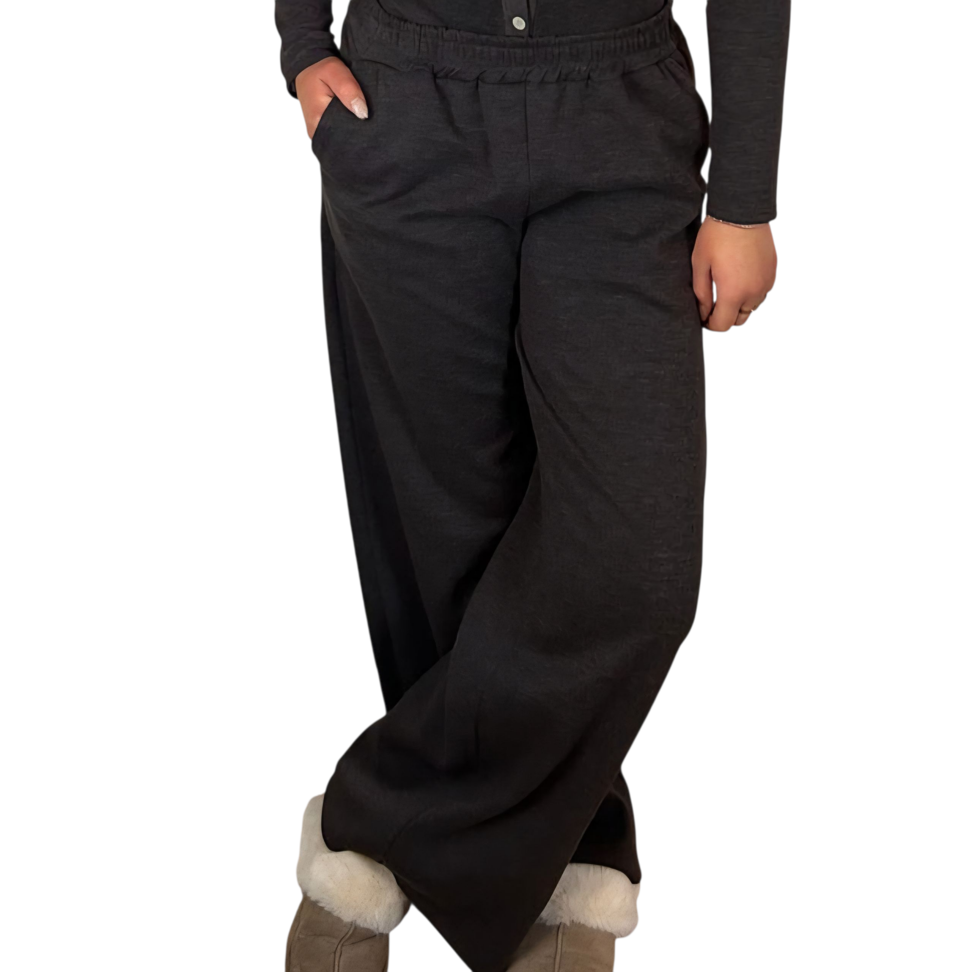 Comfy and soft pants brown