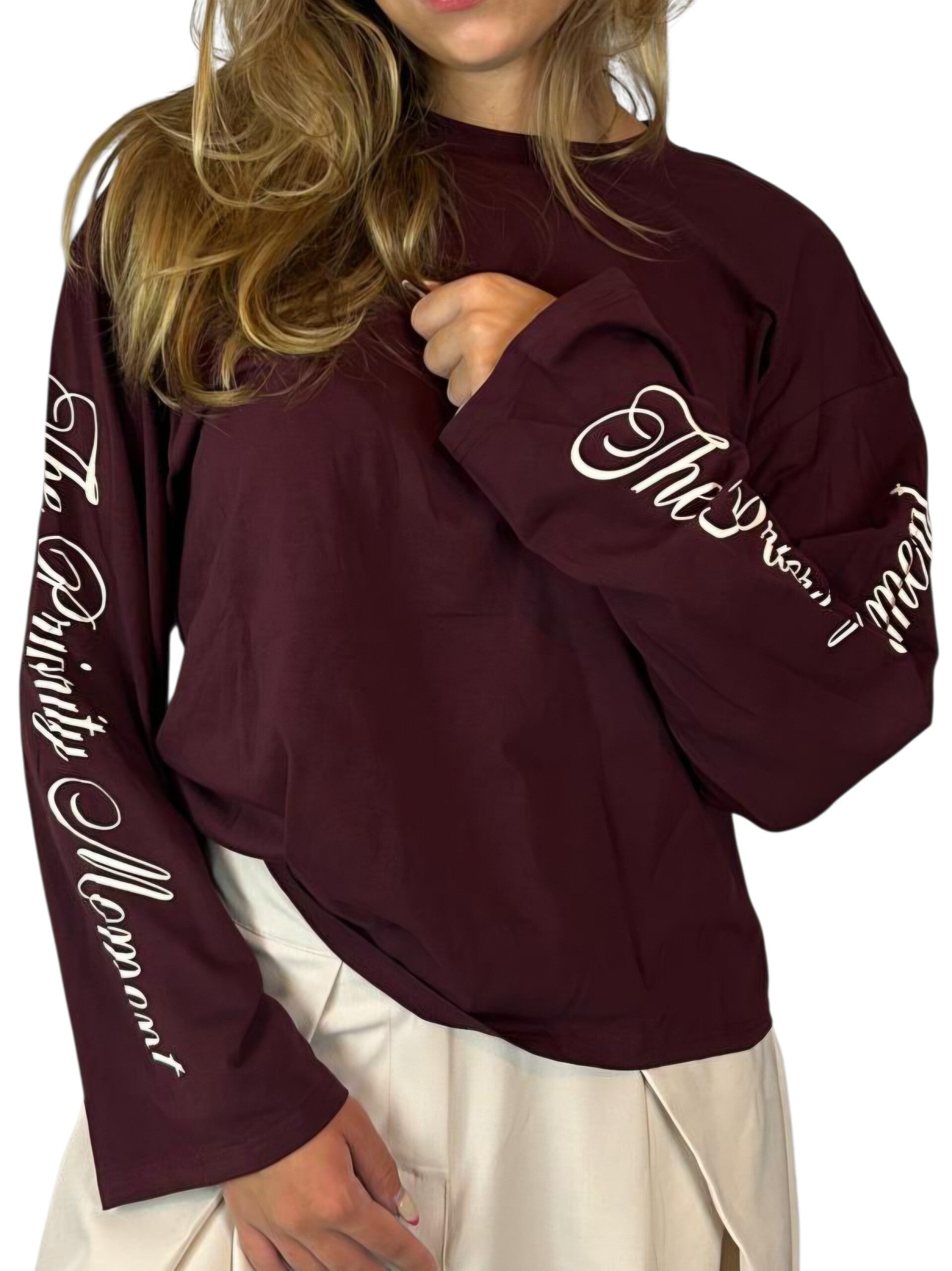 Joly longsleeve burgundy