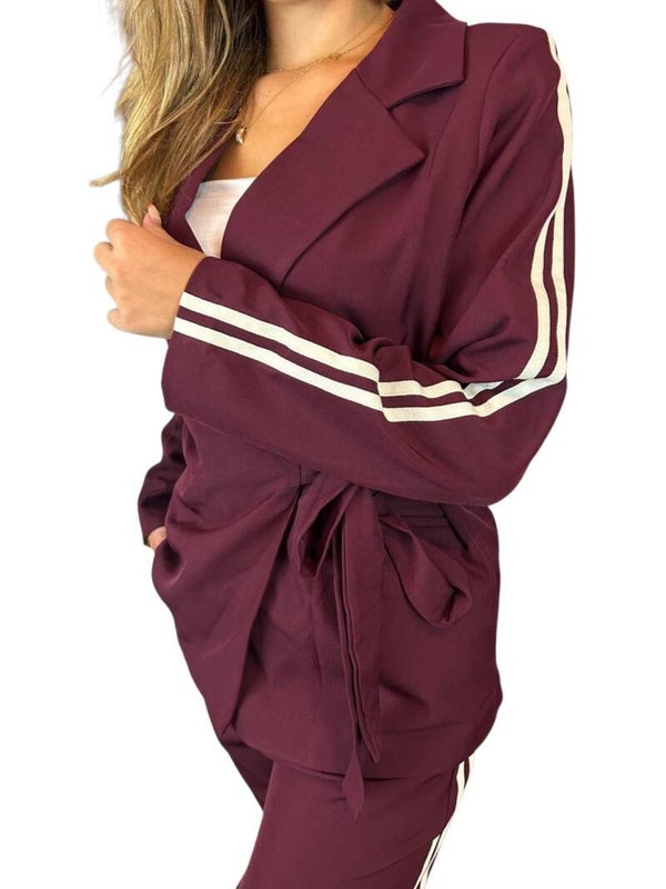 Jalyn two piece burgundy