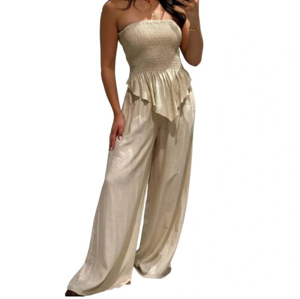 2 piece set beige