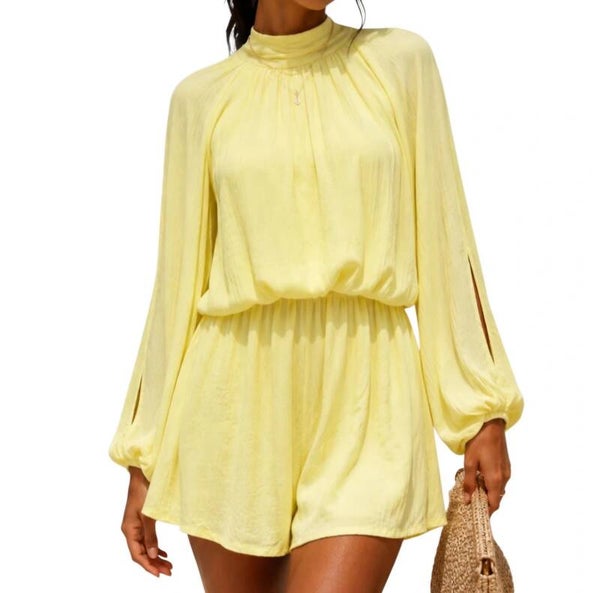 playsuite butter yellow