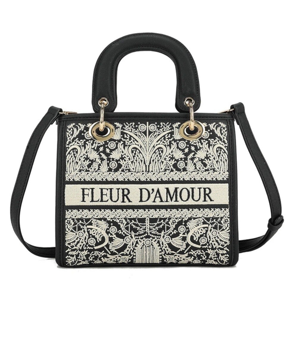 Fleur D'amour bag black