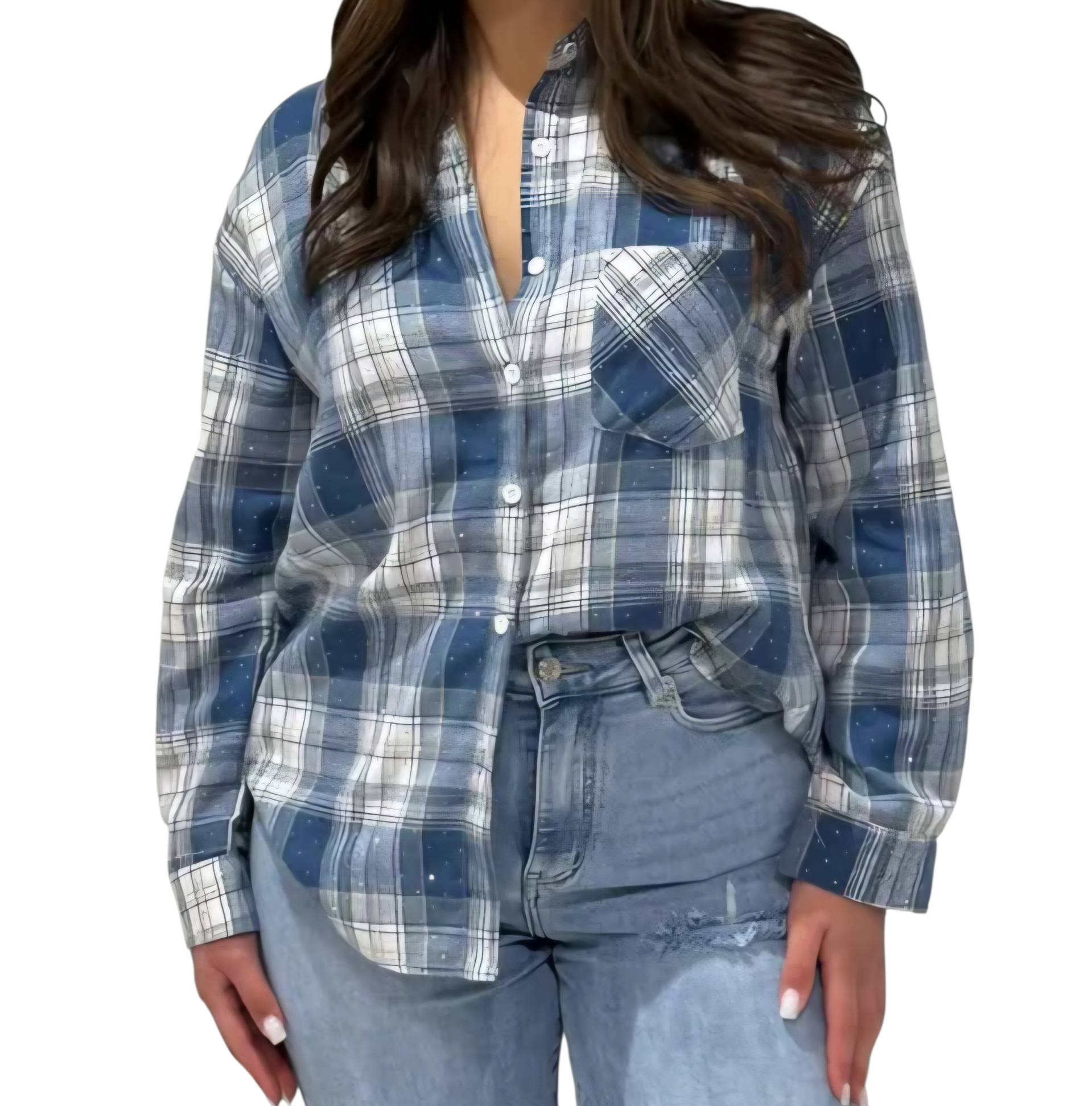 Rodé sparkle blouse blue