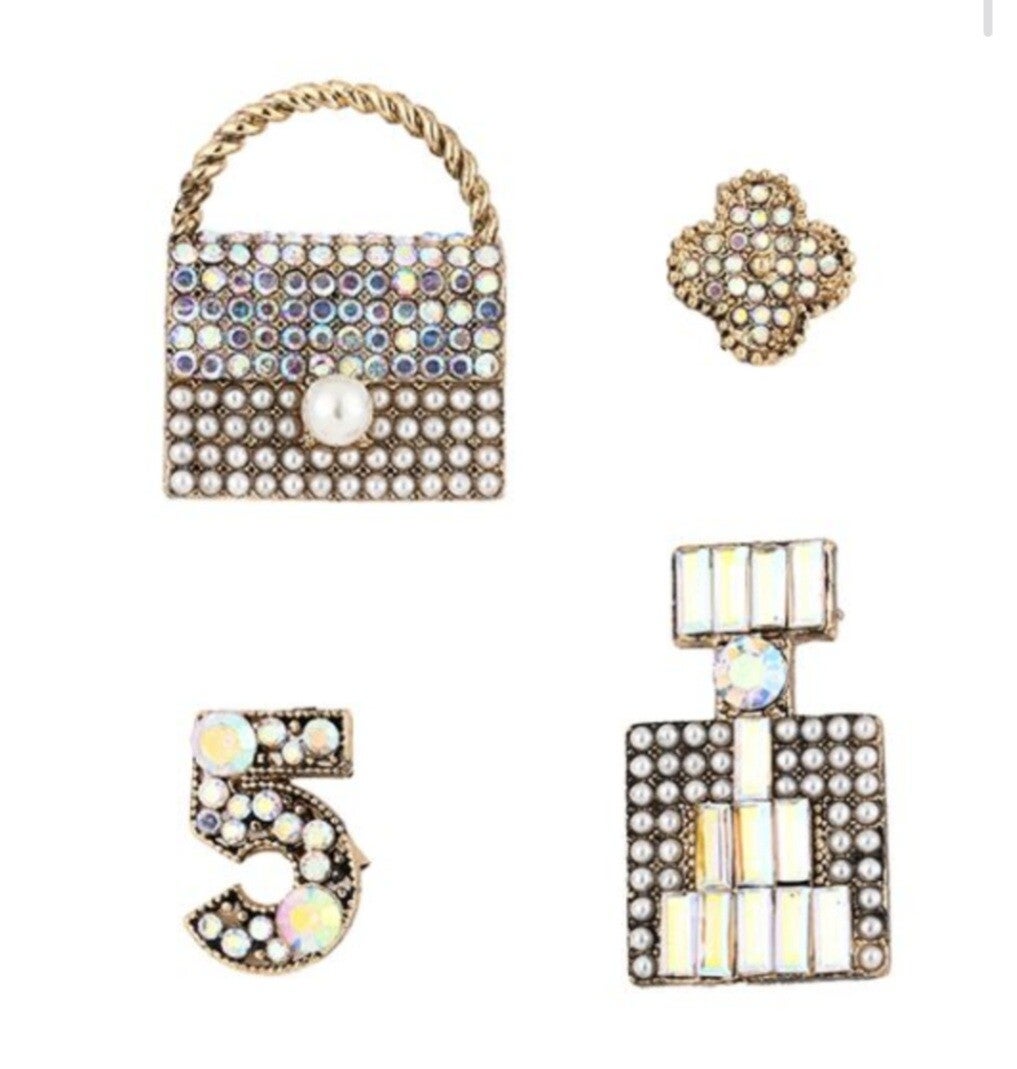 Broches set white