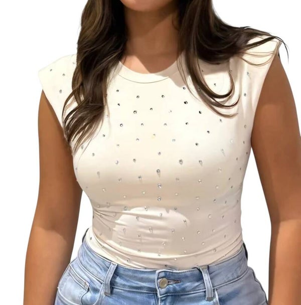 Sparkle body beige