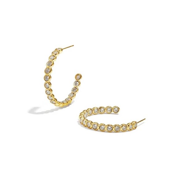 sparkle hoops gold