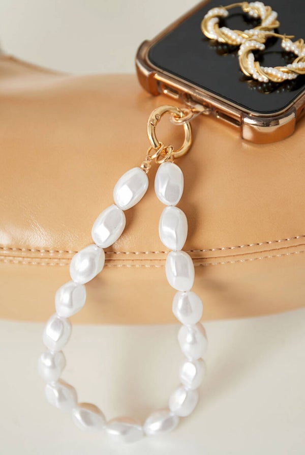 Telefoonkoord lovely pearl