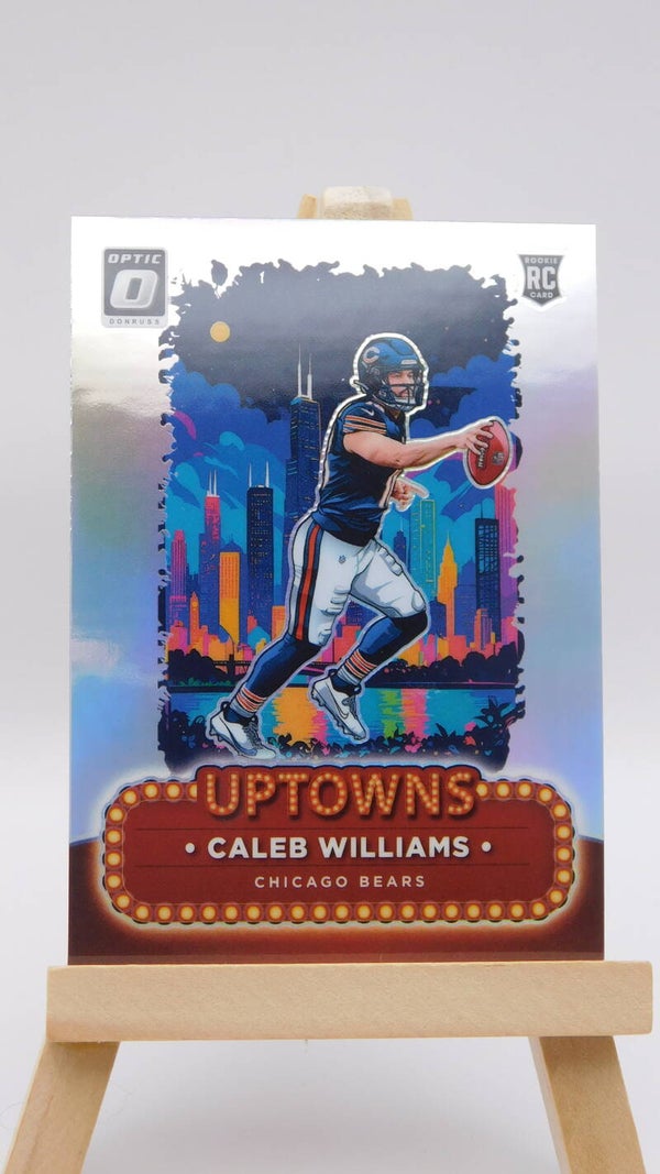 Caleb Williams RC SSP Case Hit 2024 Optic Uptown #1 Chicago Bears Football NFL