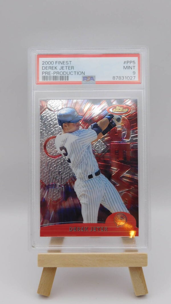 Derek Jeter PSA 9 Pre-Production 2000 Finest #PP5 New York Yankees Baseball MLB
