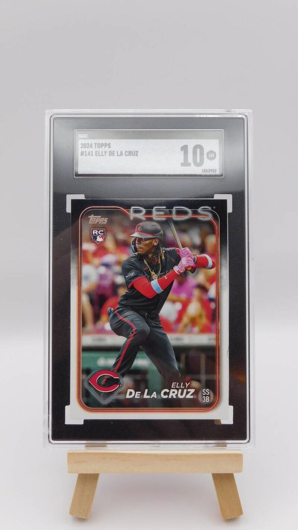 Elly De La Cruz SGC 10 RC 2024 Topps (Base) #141 Cincinnati Reds Baseball MLB