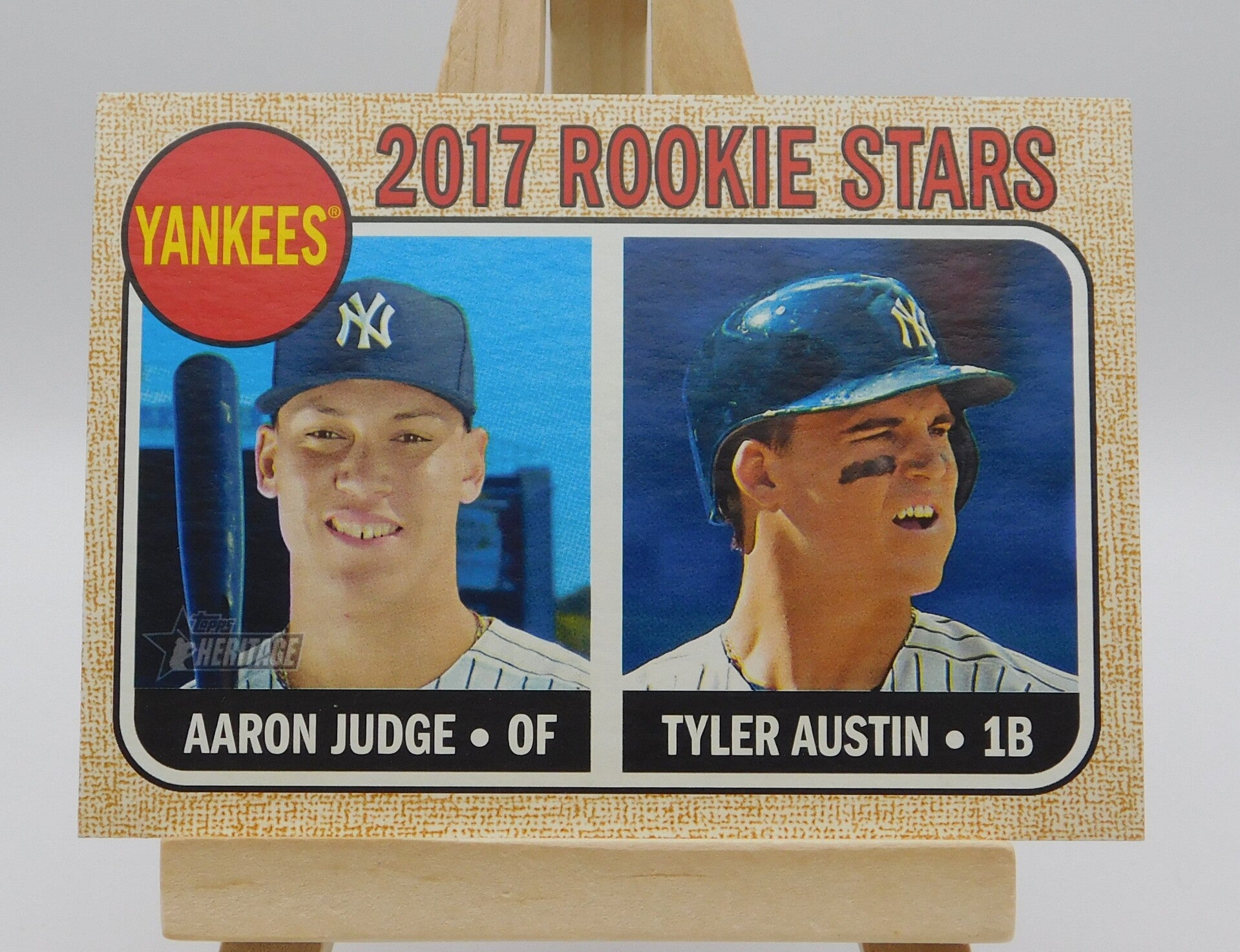 Aaron Judge/Tyler Austin RC 2017 Topps '68 #214 Baseball New York Yankees MLB