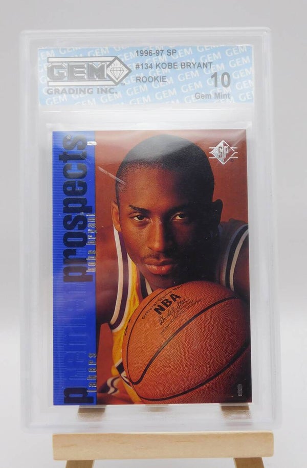Kobe Bryant RC GEM 10 Gem MT 1996-97 Upper Deck SP #134 Basketball Los Angeles Lakers NBA