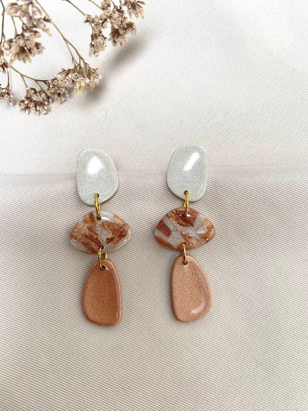 Oorbellen Marble