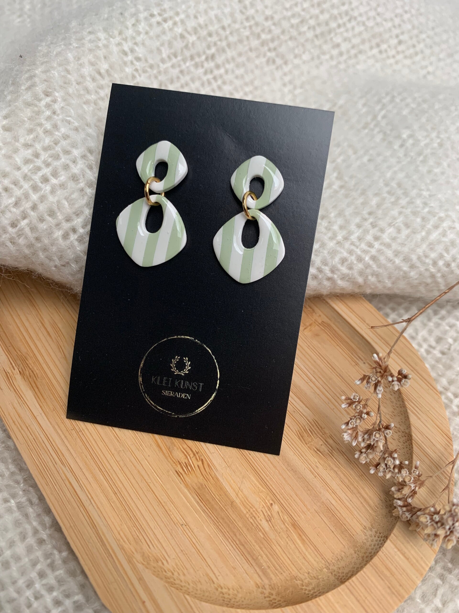 Oorbel Eva Mint