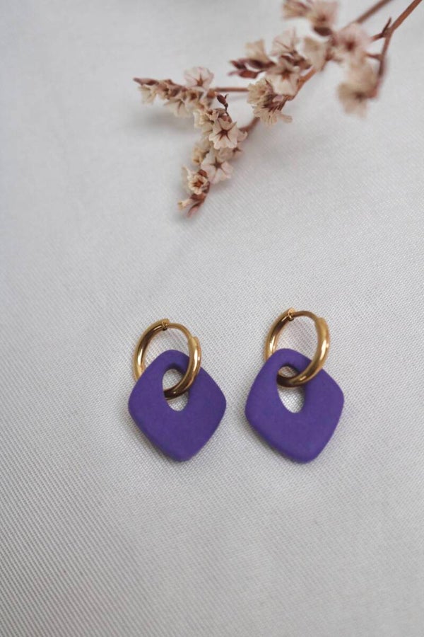 Oorbel Liv Violet