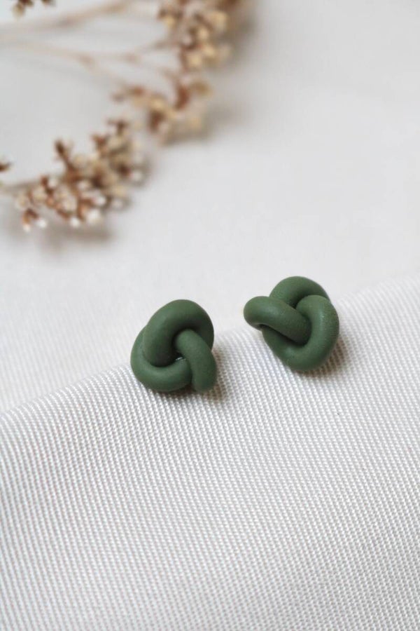 Studs Knoop Donkergroen