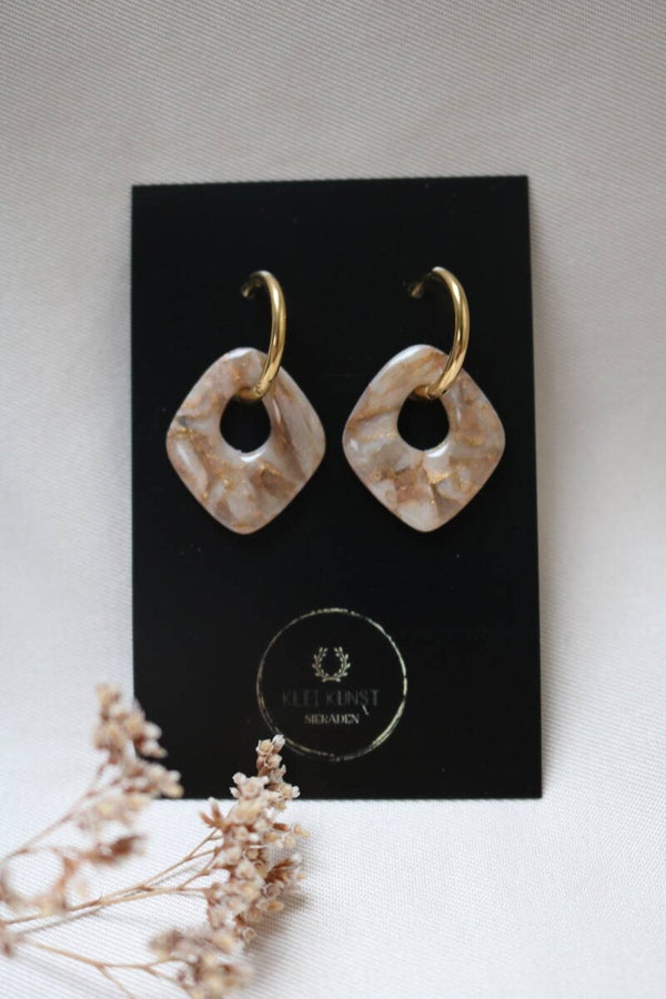 Oorbellen Liz Taupe