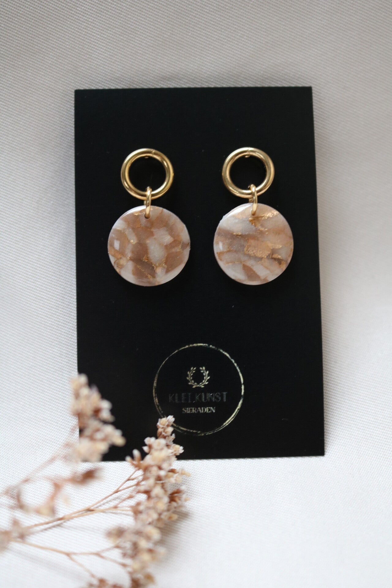 Oorbellen Nova Taupe