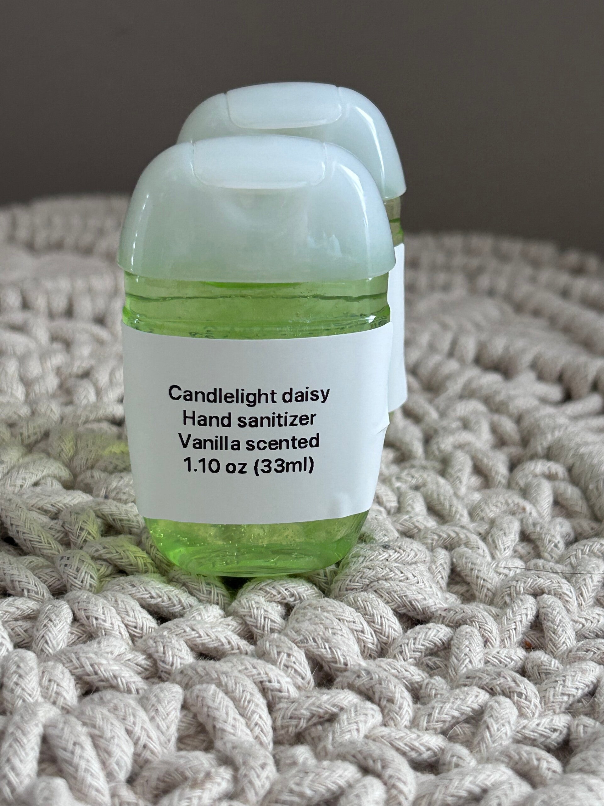 Hand sanitizer vanilla scented