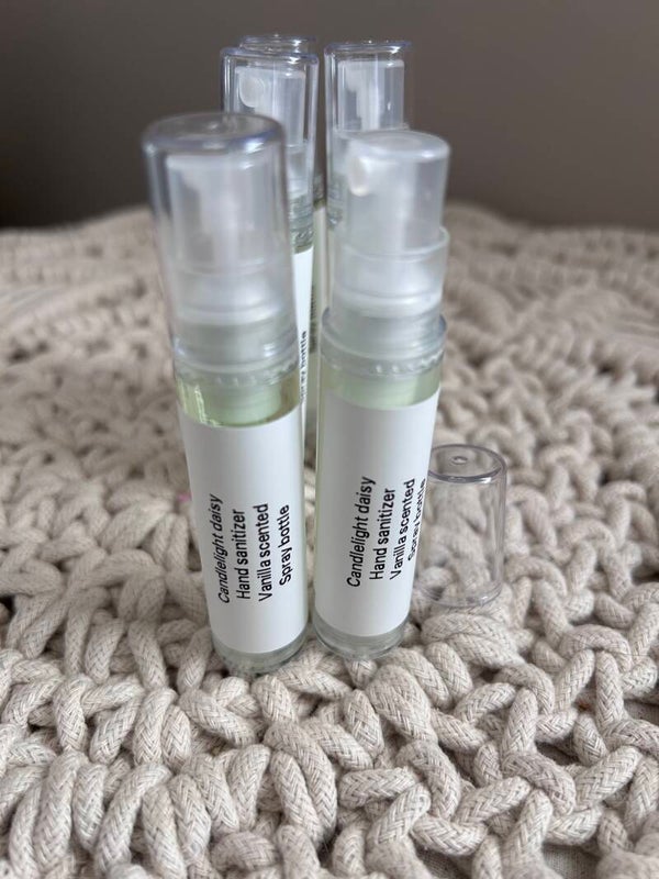Spray sanitizer vanilla scented