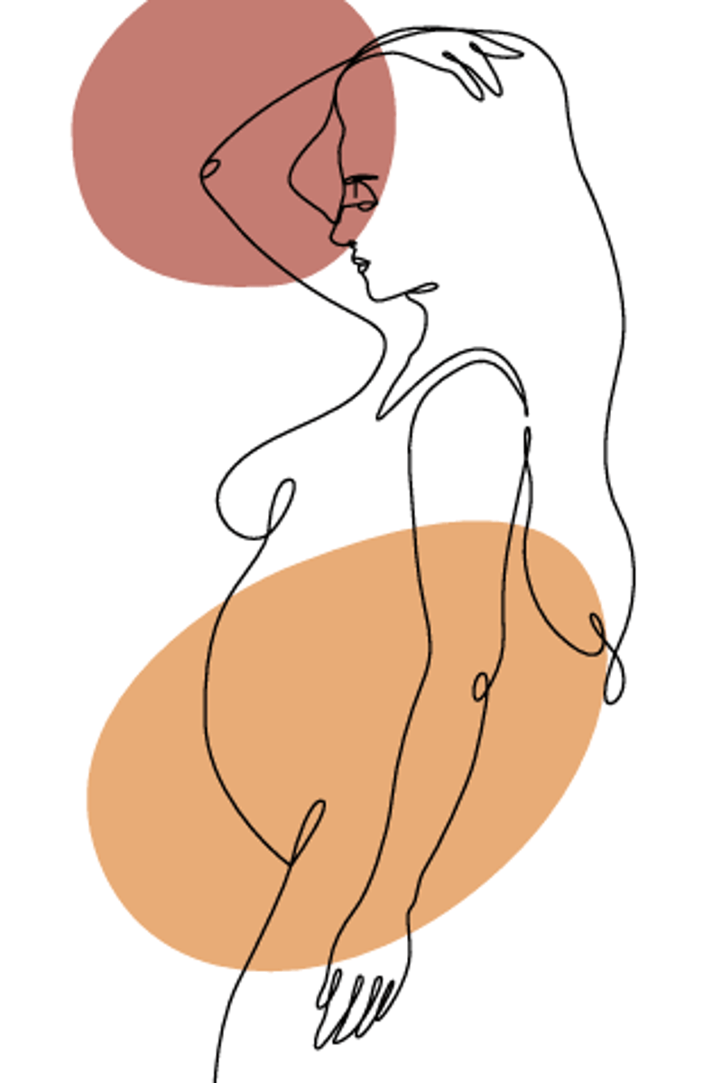 Photo pour les motifs de consultations pour les femmes enceintes, grossesse et post partum en ostéopathie