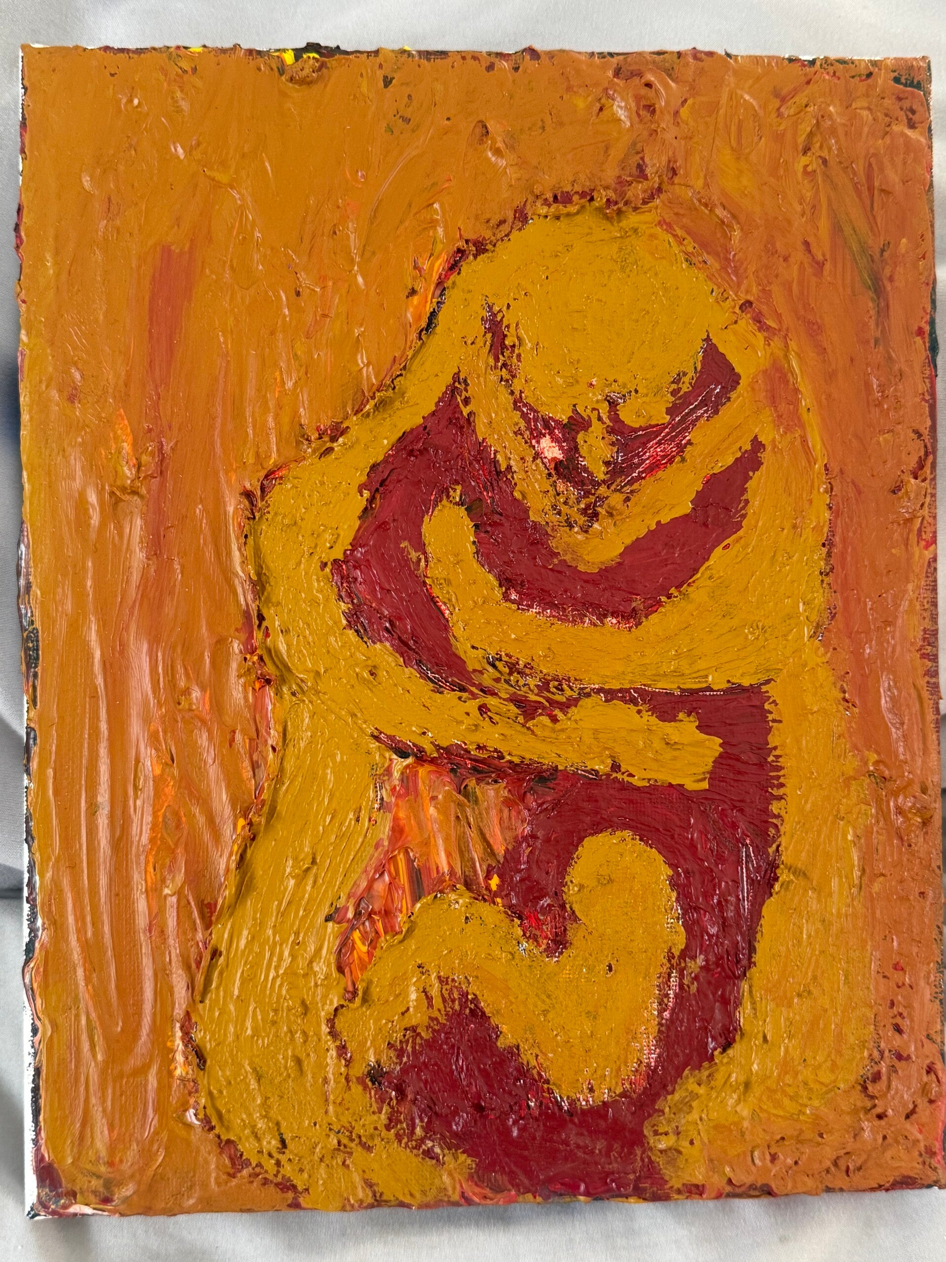 "The Hug": 10 inch by 8 inch