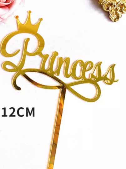 Princess taart topper