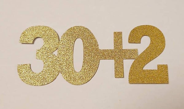 Topper 30 + 2 goud karton