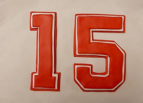 Cijfers 2 stuks met 3 lagen