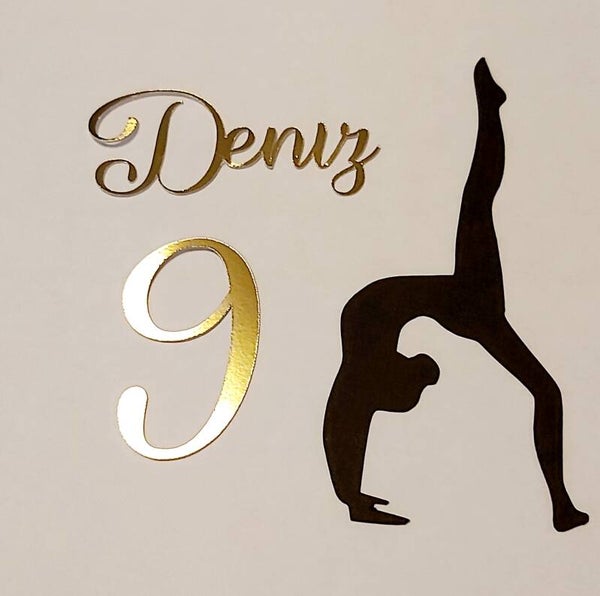 Fronter Gymnastic / Turnen met naam en leeftijd