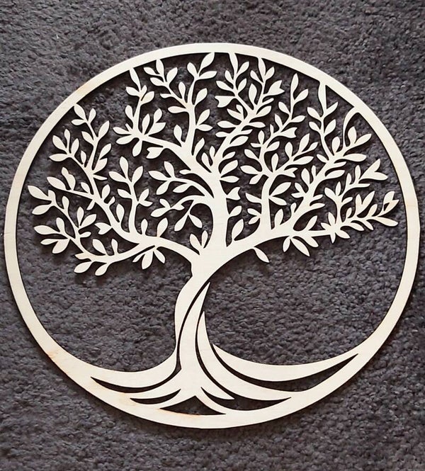 Levensboom wanddecoratie doorsnede ongeveer 38 cm