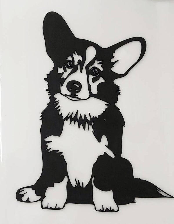 Corgi wanddecoratie