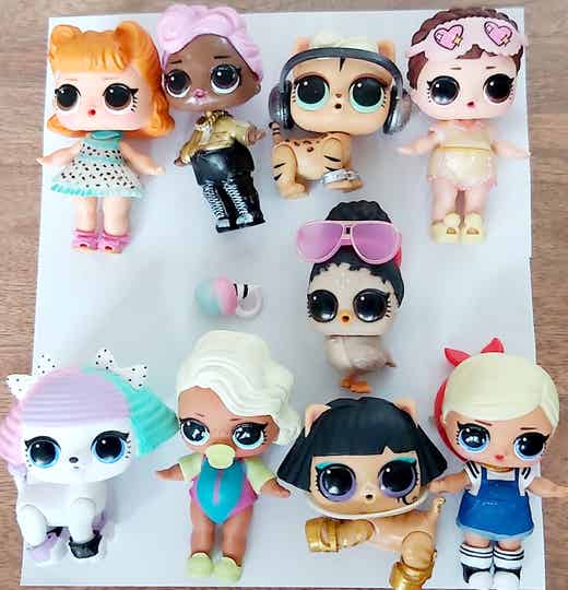 LOL set poppetjes 9 stuks